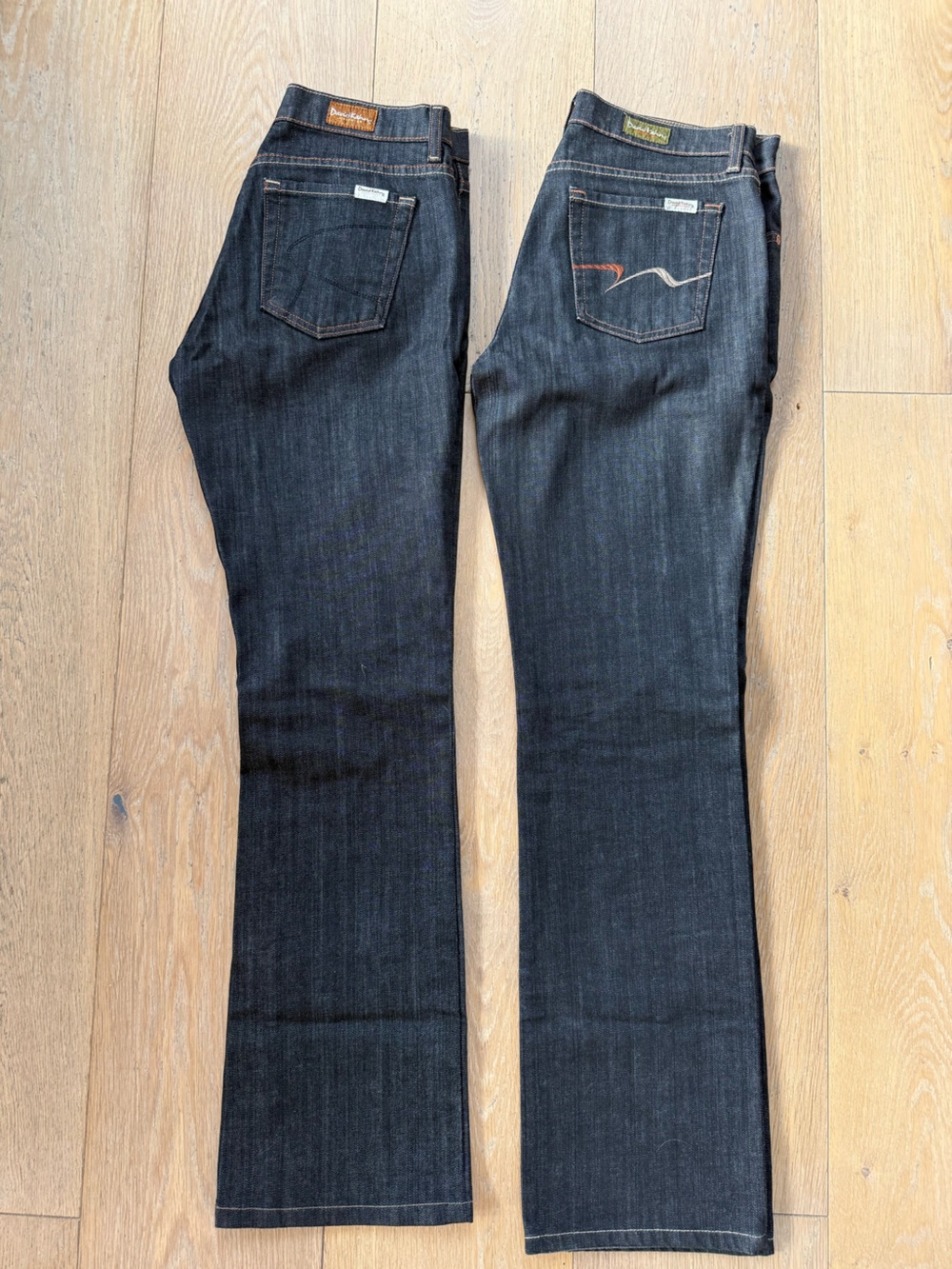David Kahn Faded Black Women's Bootcut Jeans x 2